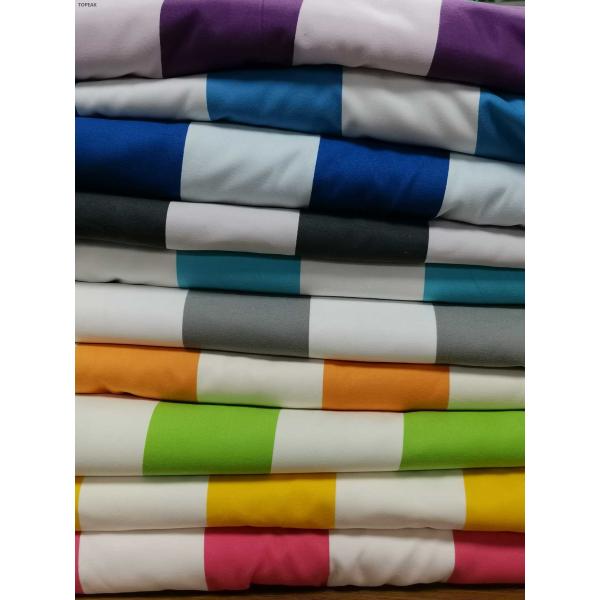 Pink And White Striped Beach Towel Personalized 180x90cm