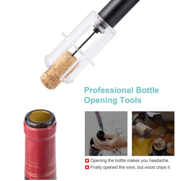 Air Pressure Needle Wine Cork Remover Air Pump Wine Bottle Opener