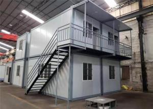 China Environmental Friendly Prefabricated Shipping Container House For Labor Camp / Office / Workers Accommodation on sale