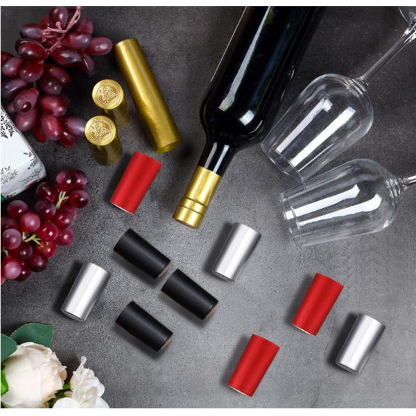 Healthy Lead Free Glass Wine Bottle Capsule Shrink Cap For Cellar And Home Packaging