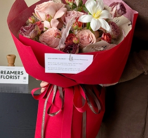 Valentine's Day New Swan Velvet Fabric Flower Packaging Paper