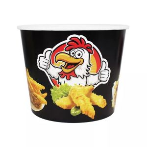 KFC High CapacityFamily Fried Chicken Paper Buckets Disposable With Lid