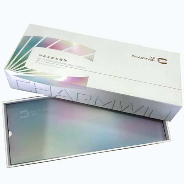 Paper Medicine Packaging Box With Holographic Effect Embossing Wet Pulp Tray