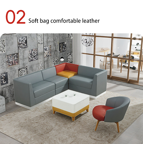 Creative And Casual Small Corner Office Sofa, Simple And Modern Reception And Rest Area, Suitable For Meeting Guests, Training Institutions, And
