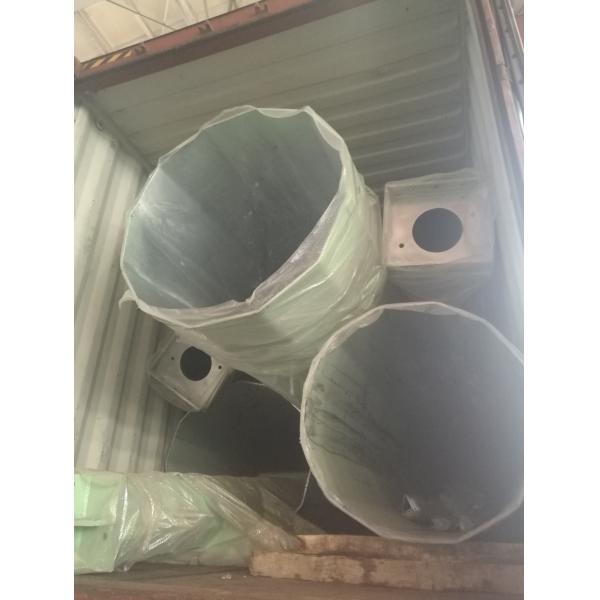 Q345 Anti Corrosion Steel Utility Transmission Poles For Square