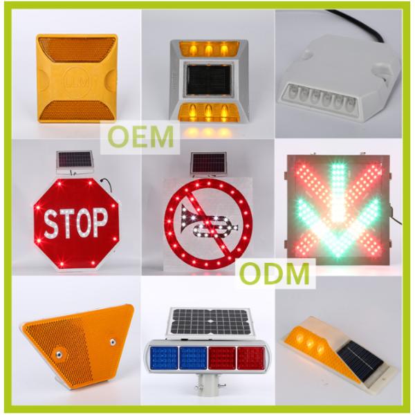 Outdoor blinking road marker cat eyes reflector rainproof led solar road stud