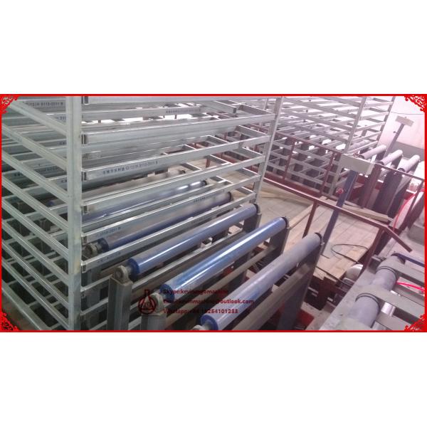 Compact Structure Sandwich Panel Production Line with Double Ways Roll In Technology