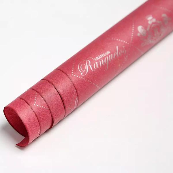 Custom Printing Red Glad Color Shoe Gift Thin 17g Wrapping Tissue Paper For Packaging