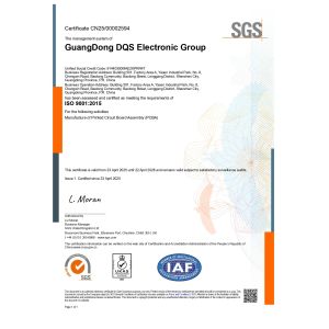 DQS Electronic Co., Limited Certifications