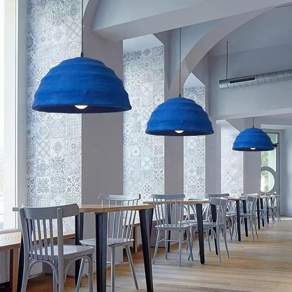 Cement and concrete and resin light fixtures travel hotel and house contemporary pendant lamp