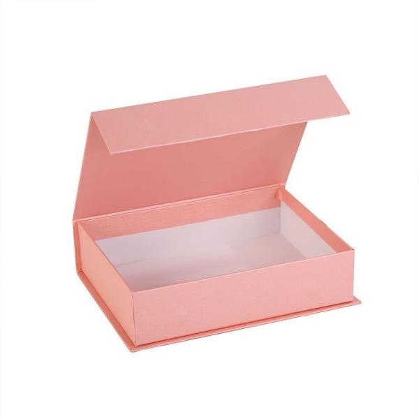 Matt Laminated Rigid Foldable Magnetic Cardboard Gift Boxes For Wedding Gowns Customized
