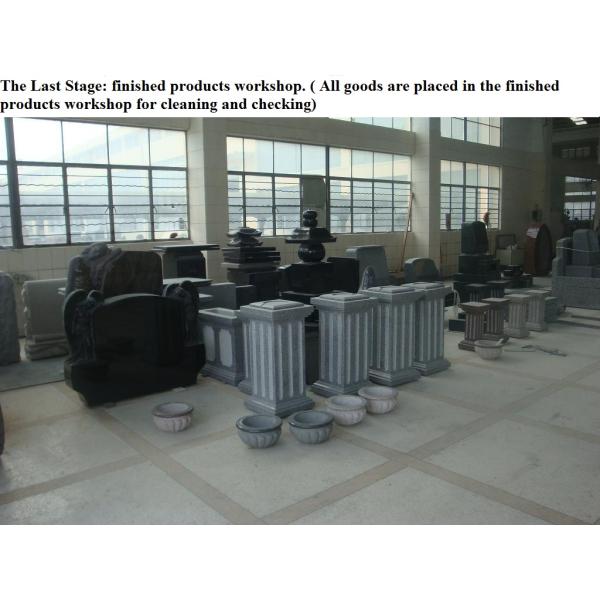 russian style upright natural stone tombstone