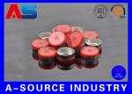 Plastic Aluminum Flip Off Cap 20mm Red Color For Injectable 10ml Vials 22mm