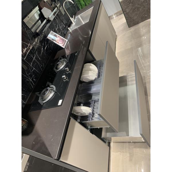 Jinhengsteel Modern Home Kitchen Cabinets SS 304 High Gloss