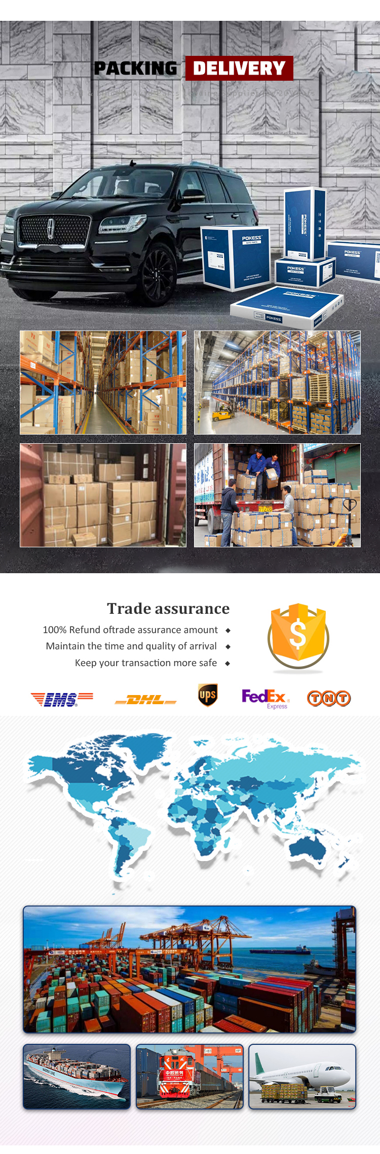 6G913C083AA AV613C083AA Drive Shaft Bearing Large for Ford Focus 2005-2011/Mondeo 07-12/Focus 2012-2014/Focus 2015-2018/S-MAX