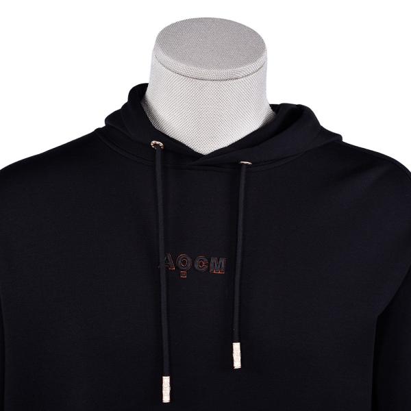 Custom Embossed Hoodies For Men Vintage Wash Cotton Hoodie with Customized Fabric Logo