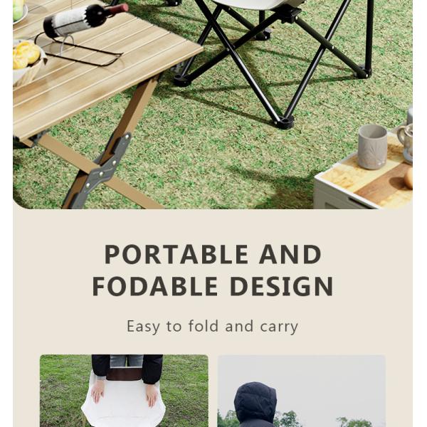 Moon Chair folded view