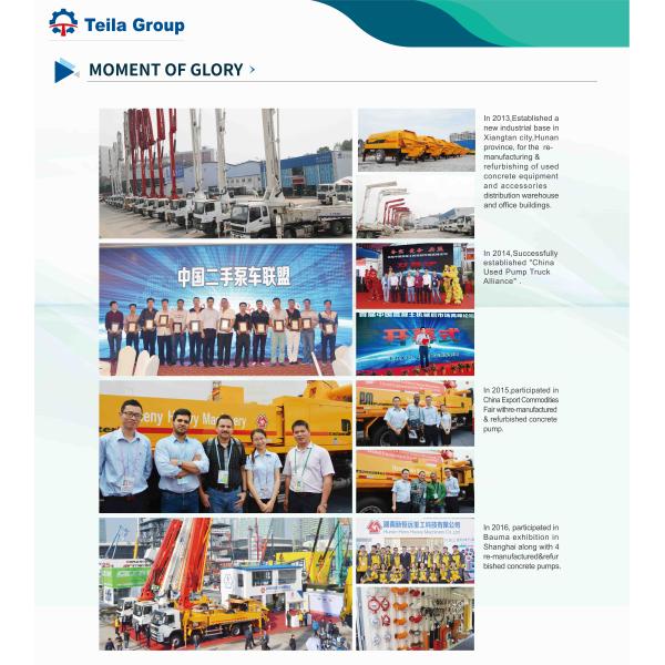 Teila 28M Concrete Pump Mixer Truck HMG5432JBC-28 Truck Mixer Concrete Pumps