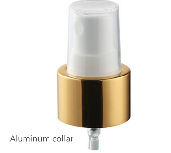 Blue / Golden 20 410 Fine Mist Sprayer Customized Size For Cosmetic Packaging