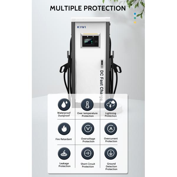 60Kw High Power Electric Truck Charger Station with RFID Start-up Floor-standing