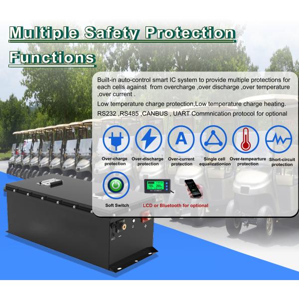 Constant Power Golf Cart Lithium Batteries 72V 100Ah Lifepo4 Golf Cart Battery