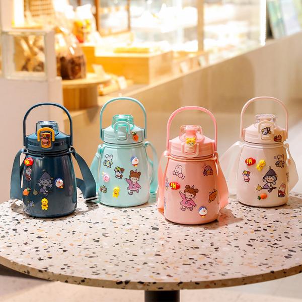 850ml Stainless Steel Insulated Water Bottle For Girls School Children