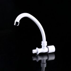 ABS Plastic Plastic Kitchen Faucet , Plastic Sink Faucet Environmental
