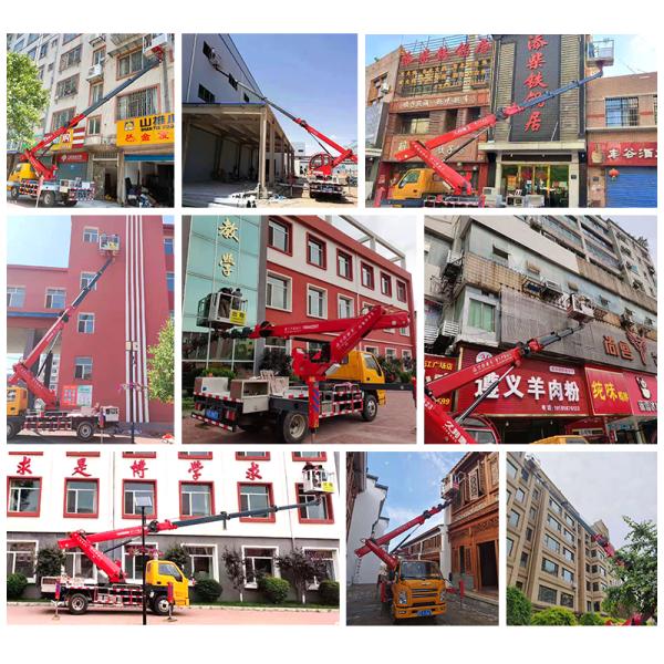 Low Price 23m man lift hydraul truck platform lift truck for sale