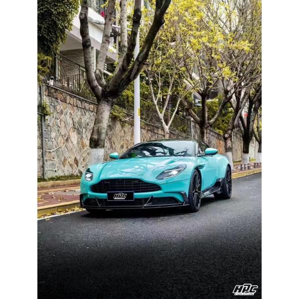 For Aston Martin DB11 Carbon Fibre Body Kit DB11 Upgraded PK Style Carbon Fiber Front Lip Diffuser Spoiler Hood