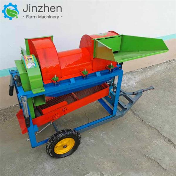Agricultural Automatic Mobile Small Wheat Rice Maize Corn Peeling And Threshing Machine