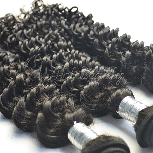 Peruvian Deep Curly Hair 100g Virgin Human Hair Extensions For Women