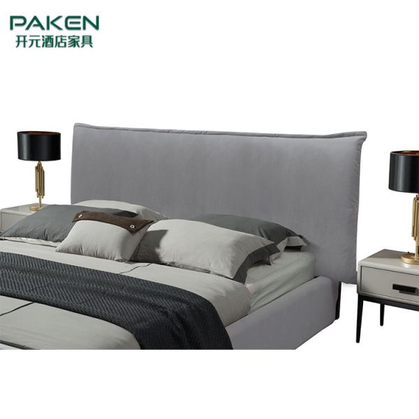 Customize Luxury Villa Furniture Bedroom Furniture & Popular Design Concise Style Bed