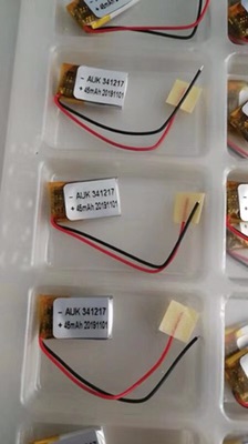 Custom LiPo Battery AUK341217 3.8V 45mAh High Voltage LiPo Cells