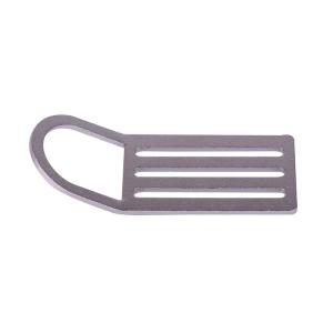 9*3.7cm 316ss D-SHAPE buckle pre-bent webbing D-ring weight belt keeper for