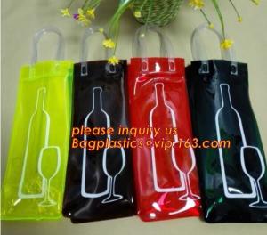 Quality wine bottle holder, wine bottle carrier, Wine Chill Bag, pvc cool bag, waterproof pvc cooler bag, chill bag, wine bottle for sale