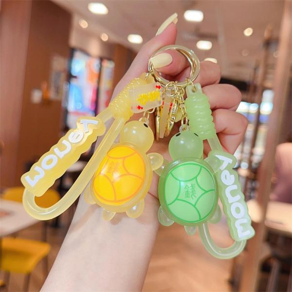Cartoon Keychain Star Car Key Ring Demon Rabbit Charm Bag Accessory For Women