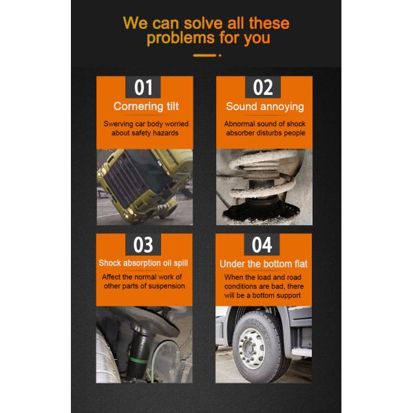 Heavy Duty Front Lorry Shock Absorbers For Dafeng F3000 DZ13241430150