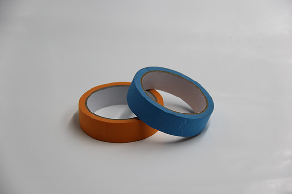 Crepe Paper Coloured Adhesive Tape No Residue Solvent Resistant Automotive Painting
