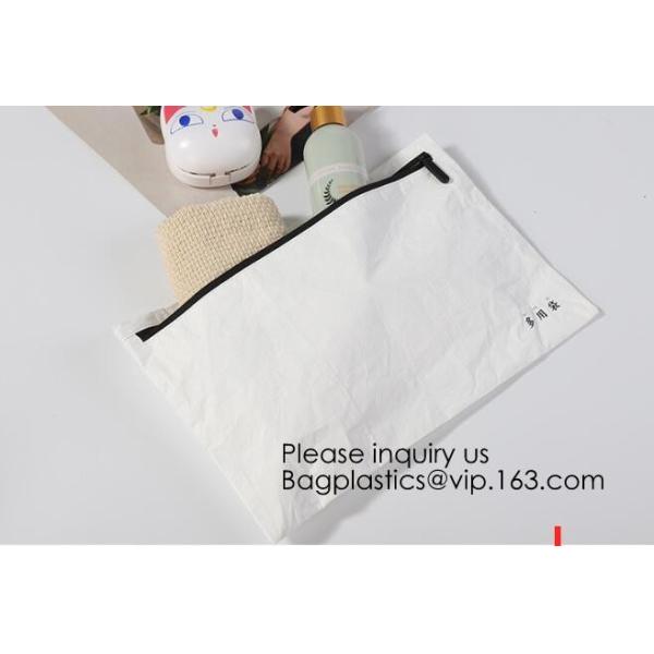 Waterproof Tyvek Paper File Bag Geometric Pattern Tyvek Bag For Document,File Cover/Unique Tyvek File Folder Document Ba