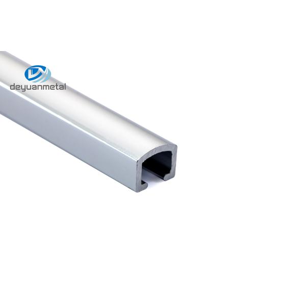 10mm Width T6 Aluminium U Channel Profile Bright Gold For Demarcation Line