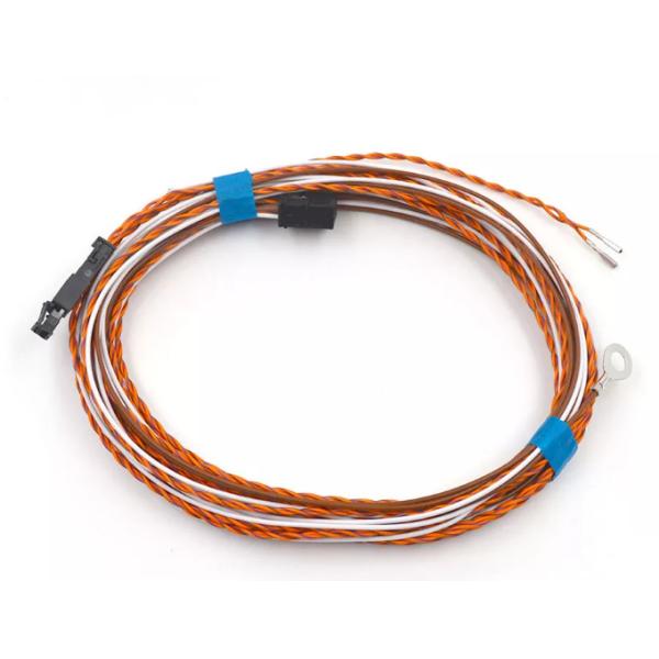 Black ABS Camera Cable Assemblies 210mm Video Wire Single Shield