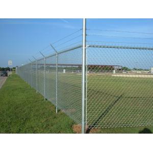 Quality Football Field Galvanized Steel Chain Link Fence for sale