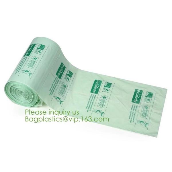 64 Gallon compostable trash bag biodegradable garbage bag, 0.9 Mil, 47"W x 60"H,cornstarch made 100% eco friendly direct
