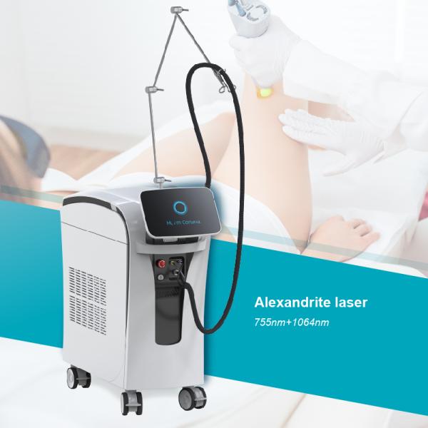 Professional 755nm Alexandrite Laser Hair Removal Machine with Wide Pulse Width Range