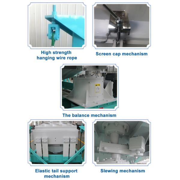 10tph High Performance Feed Processing SFJH Rotary Sifter For Feed Mill Machine