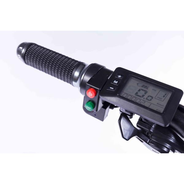 Green Wide Tire Snow Beach Cruiser Electric Bike 26 Inch Wear Resistant