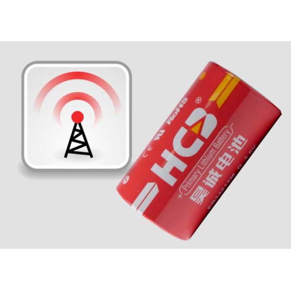 Non rechargeable Li-SOCl2 3.6 V battery for smart metering, high power and high voltage ER34615M lithium battery