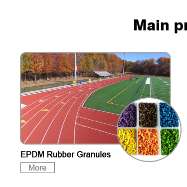 EPDM Rubber Granules Recycled Safety Colorful Granulated Rubber Surface