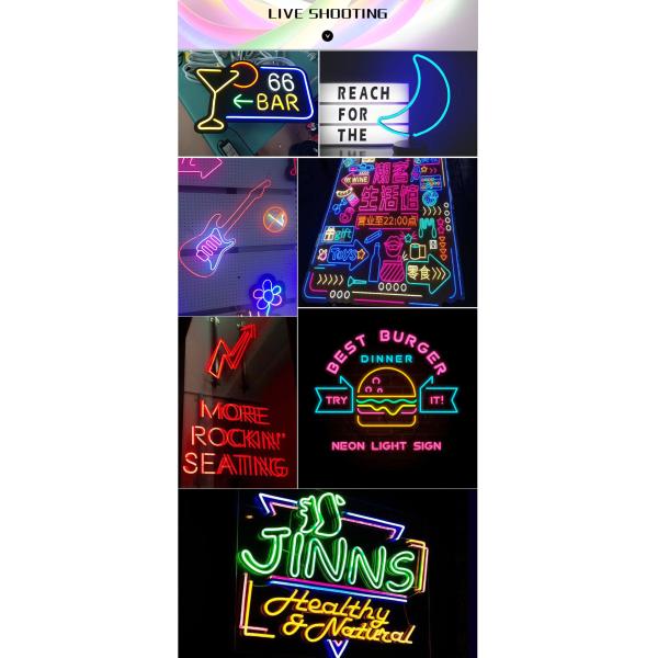 Led Neon Silicone Tube for Led Strip Light Multiple Colors Silicon Material DC12V Waterproof Led Neon Flex Strip