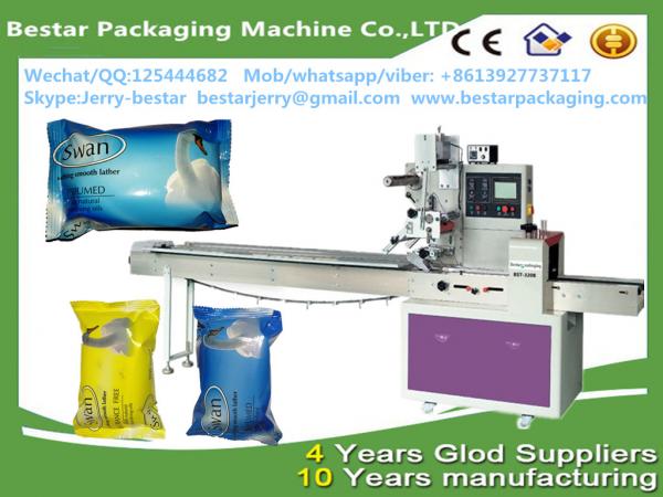 Buy Automatic Hotel Bar Soap Packaging Machine with stainless steel cover/PLC controller bestar packaging machine BST-250 at wholesale prices